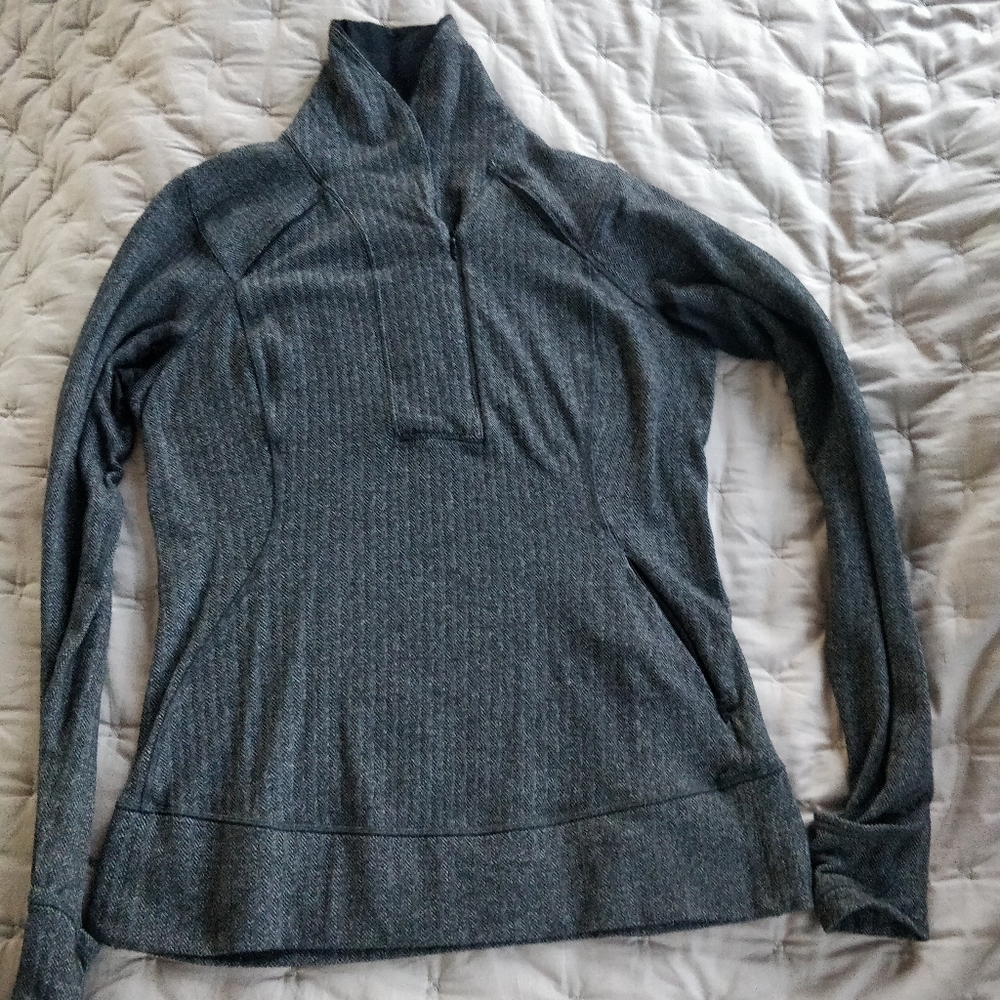 Lululemon top jacket herringbone tweed